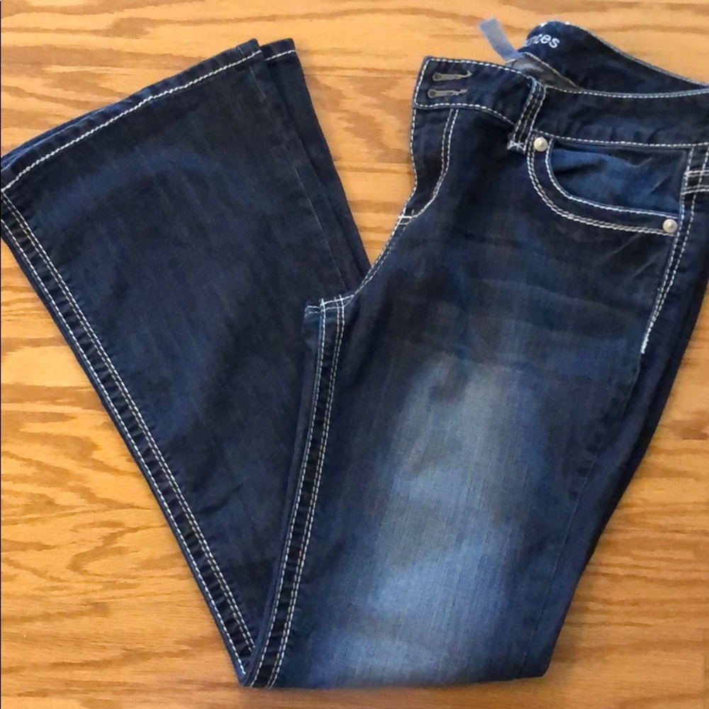 Maurices Flared Blue Jeans